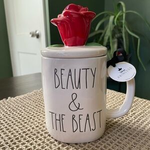 NWT Beauty and The Beast Rae Dunn mug
